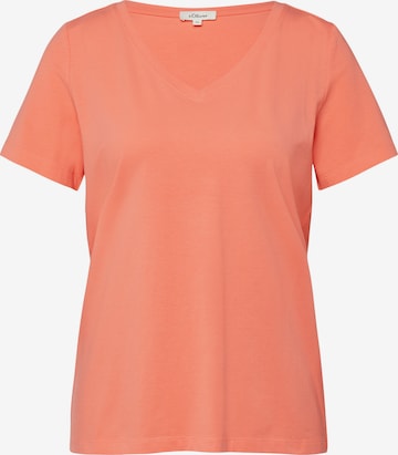 T-shirt s.Oliver en orange : devant