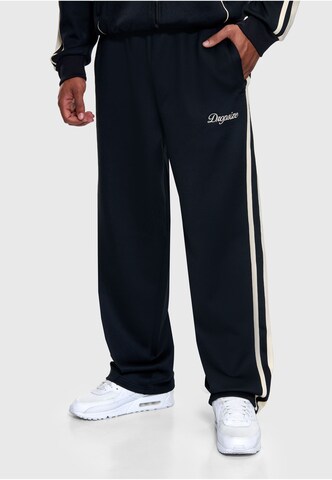 Dropsize Baggy Broek 'Sleek' in Zwart: voorkant