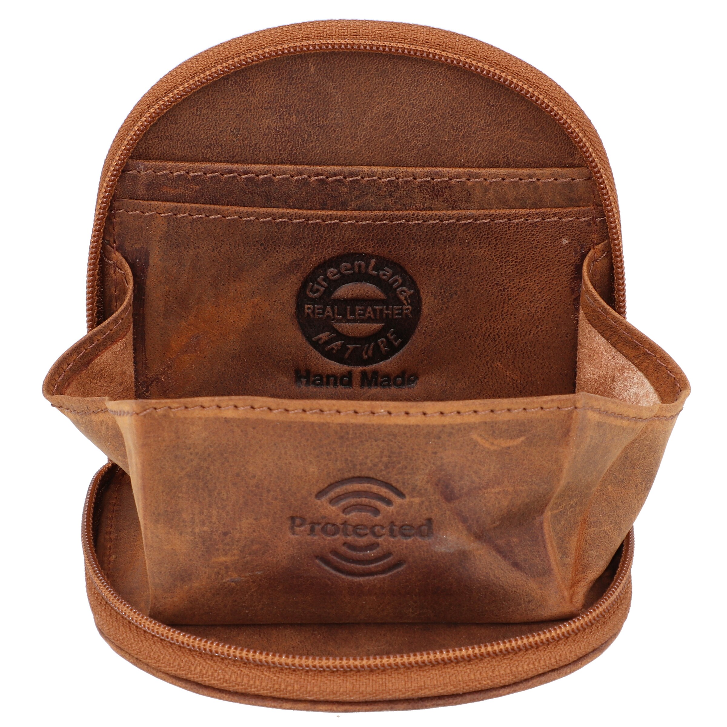 Portamonete 'Montenegro' di Greenland Nature in marrone