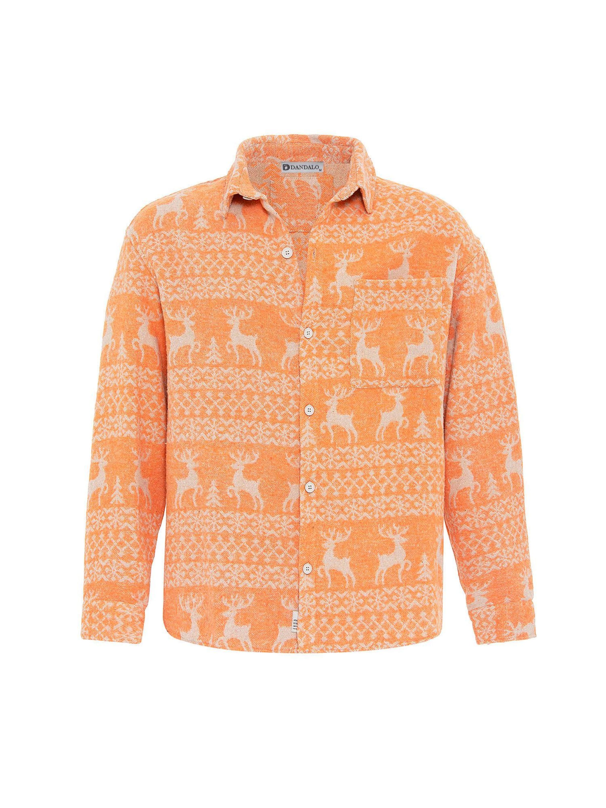 Dandalo Comfort Fit Πουκάμισο σε πορτοκαλί: μπροστά