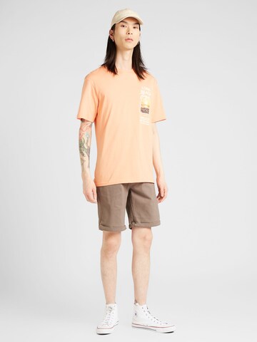 JACK & JONES Μπλουζάκι 'ARUBA' σε πορτοκαλί