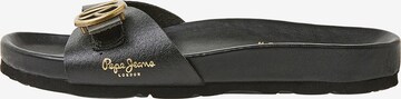 Pepe Jeans Mules in Black: front