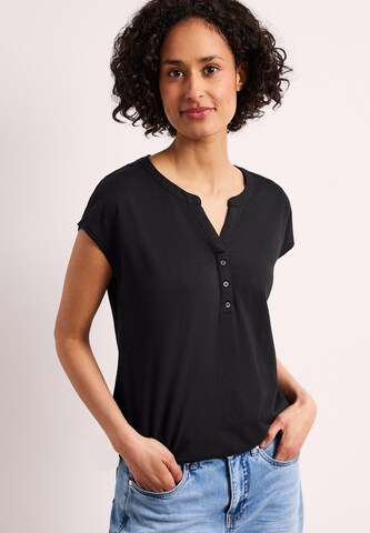 STREET ONE Shirt in Black: front