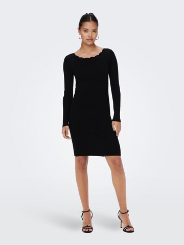 Rochie tricotat de la JDY pe negru