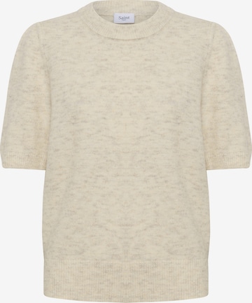 SAINT TROPEZ Pullover 'Zanett' in Beige: Vorderseite