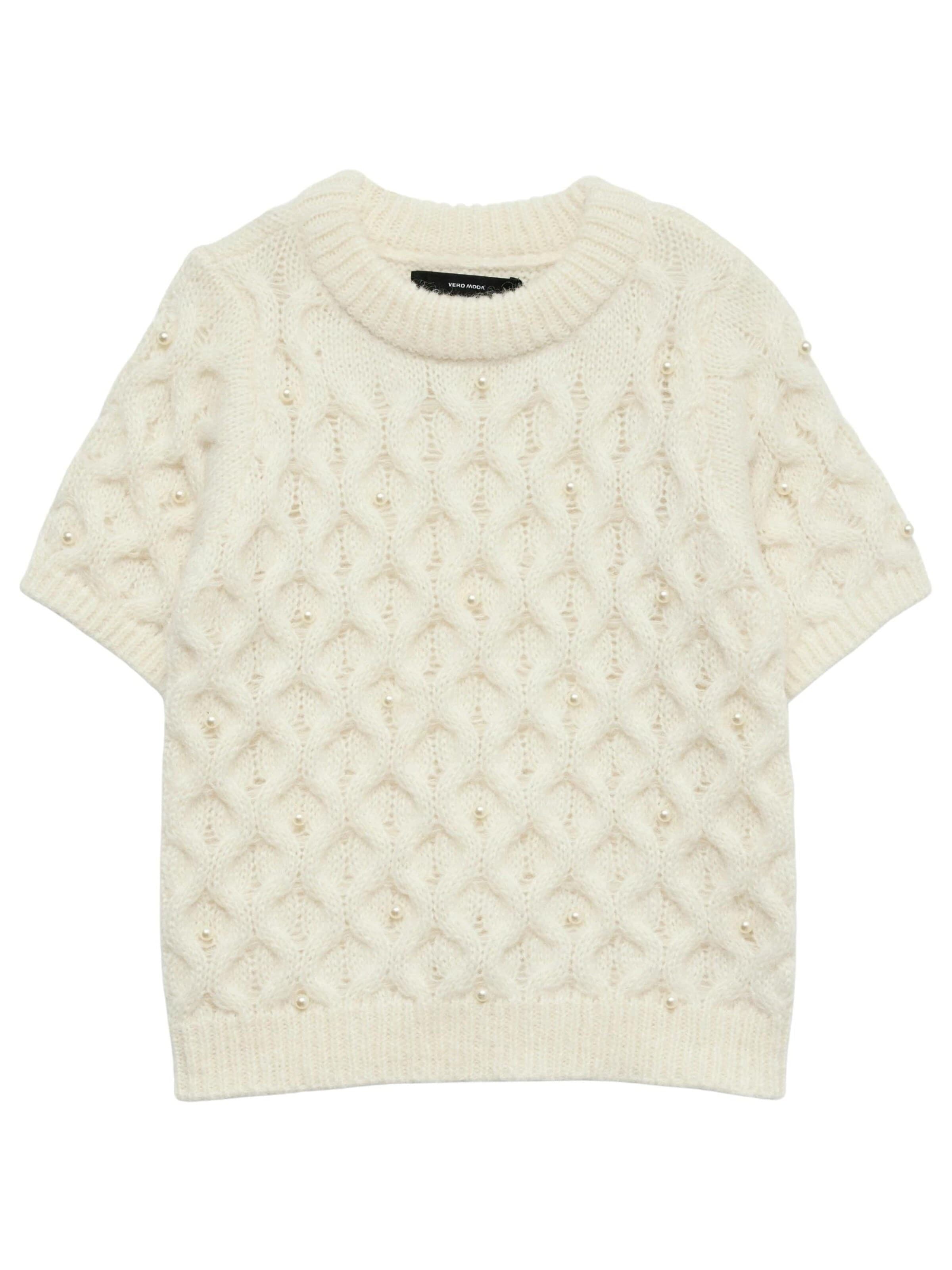 VERO MODA Sweter '10341700' w kolorze biały: przód