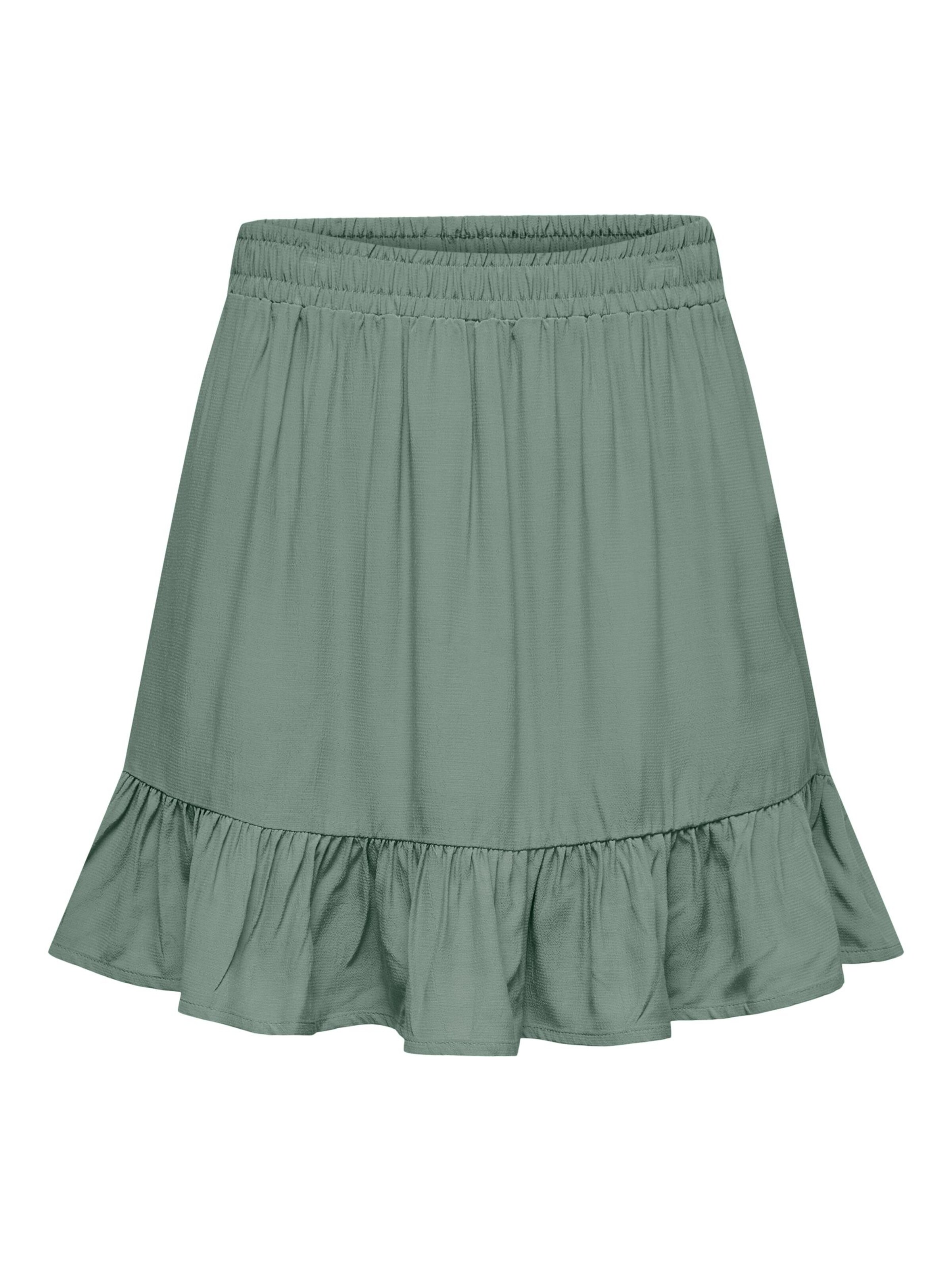 Gonna 'KAJSA' di ONLY in verde: frontale