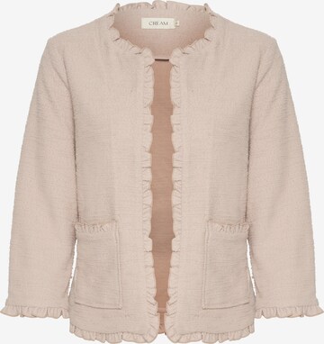 Cream Blazer 'Mellie' in Pink: front