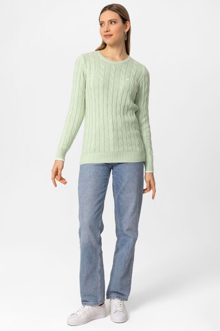 DENIM CULTURE Sweater 'KENDALL' in Green