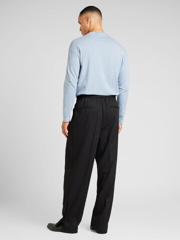 HUGO Wide leg Bandplooibroek 'Kaya_LB' in Zwart
