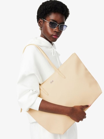 LACOSTE Shopper 'Cabas'‌‌‌‌‌‌‌‌‌ in Gelb: Vorderseite