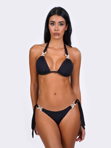 Bikinville Triangen Bikini 'Leonie' i svart: framsida