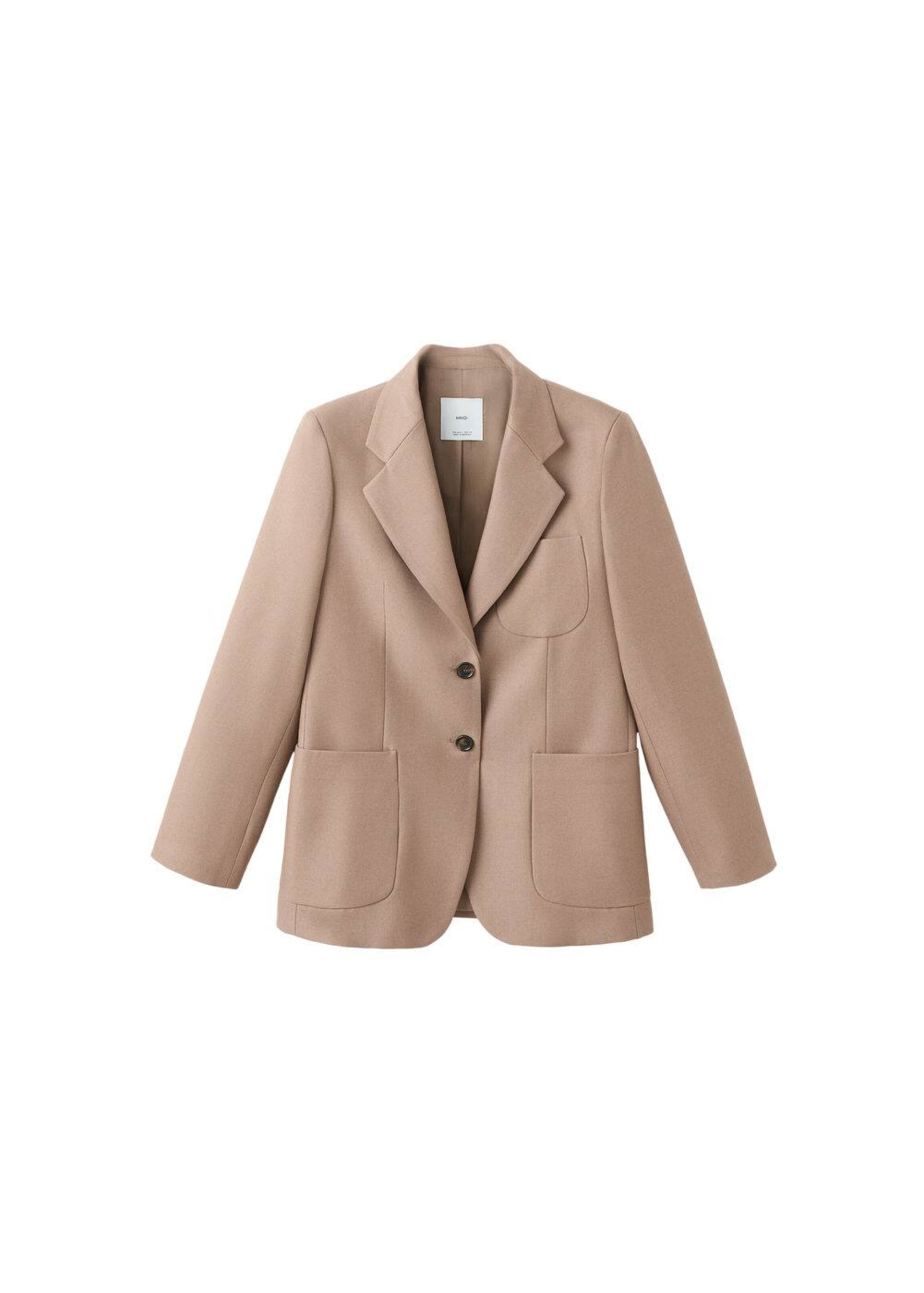 MANGO Blazer 'Natalie' in Braun: Vorderseite