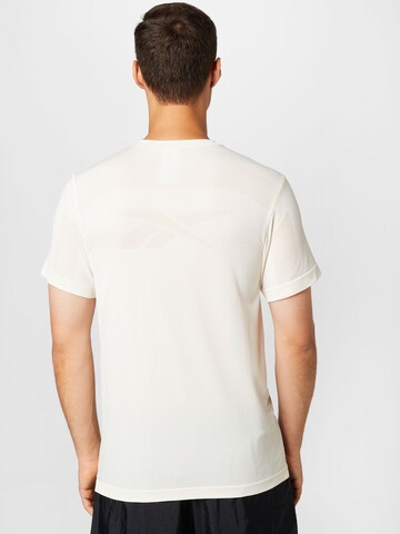 T-Shirt fonctionnel Reebok en blanc