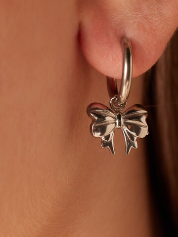 Lucardi Oorbellen in Zilver: voorkant