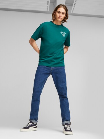 PUMA T-Shirt 'CAFE' in Grün