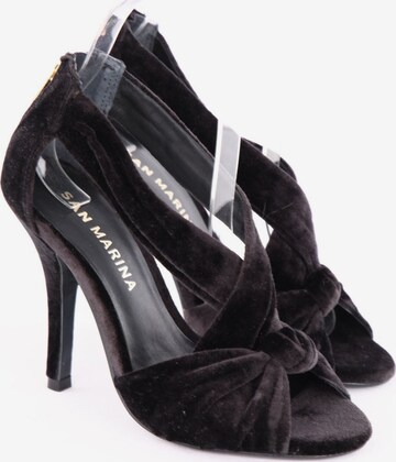 San Marina Sandals & High-Heeled Sandals in 36 in Black: front