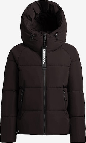 khujo Jacke 'Ono2' in Braun: Vorderseite