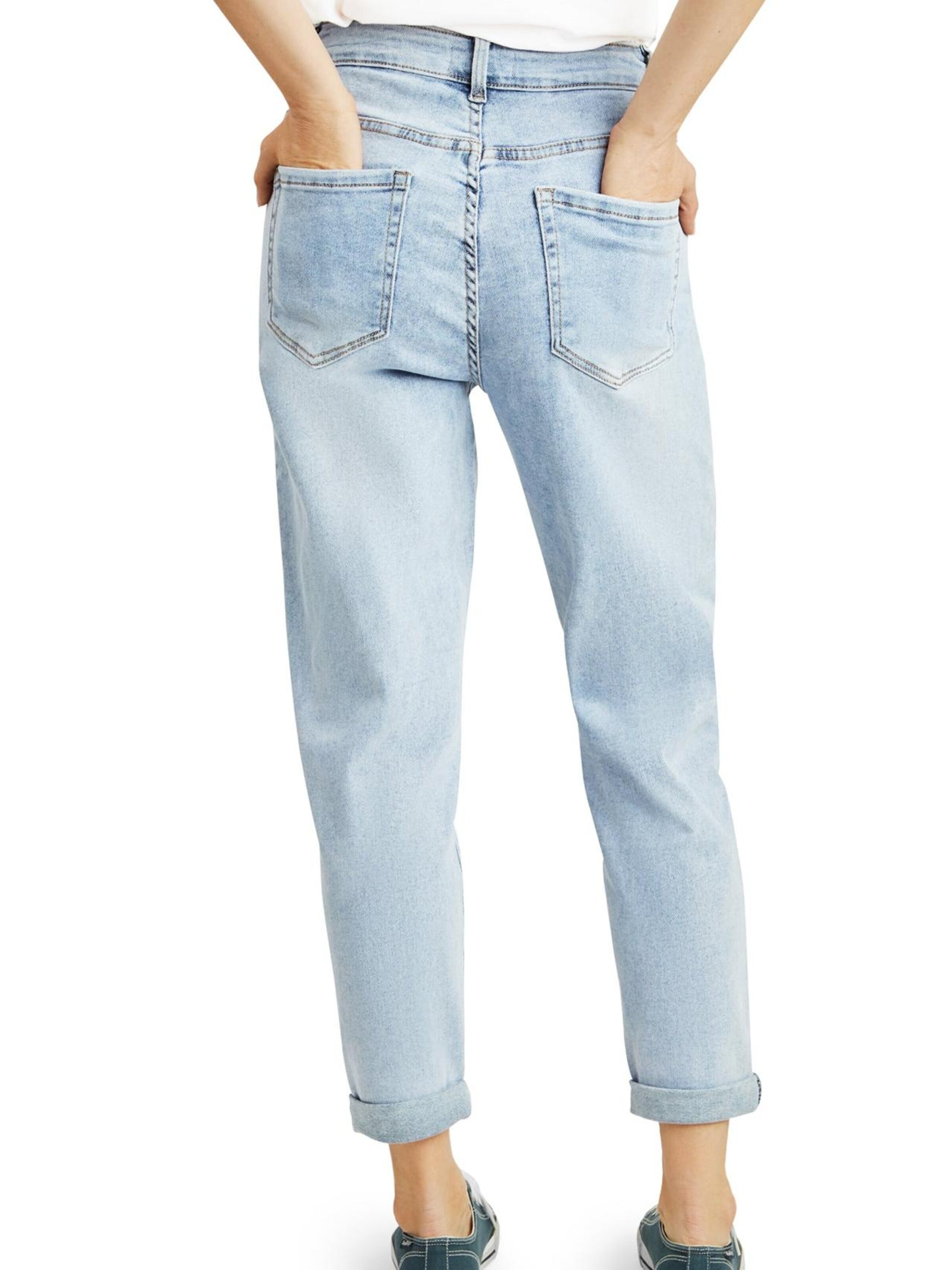 Fraternel Tapered Jeans 'Fraternel Momfit Jeans H102' in Blue