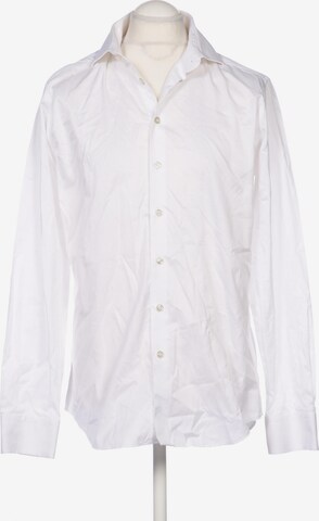 Bertoni Button Up Shirt in L in White: front