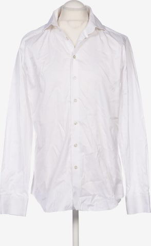 Bertoni Button Up Shirt in L in White: front