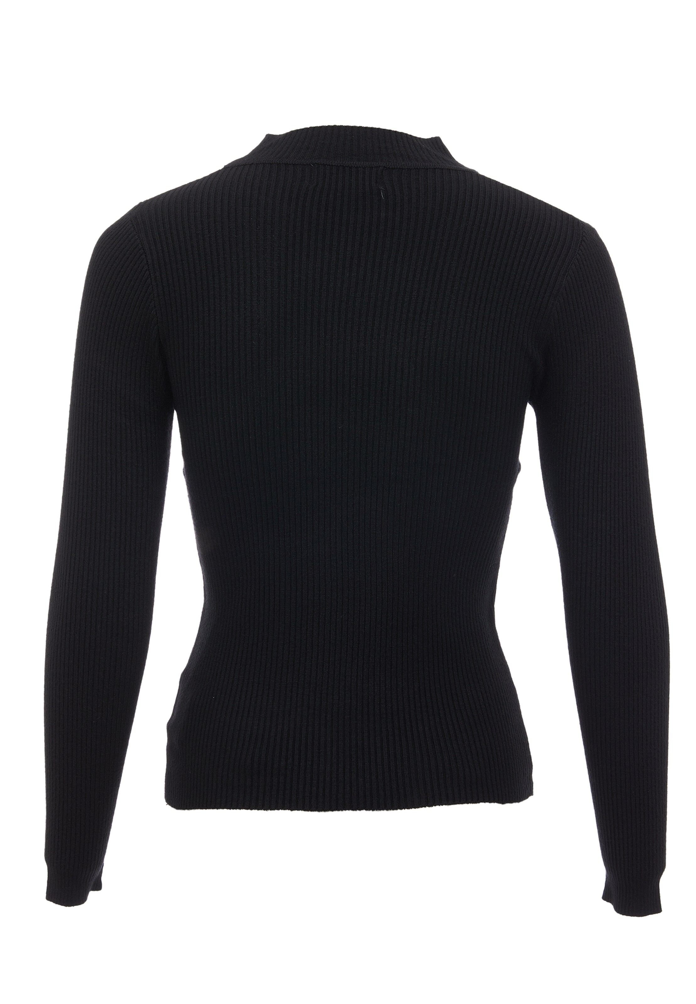 leo basics Pullover in Schwarz