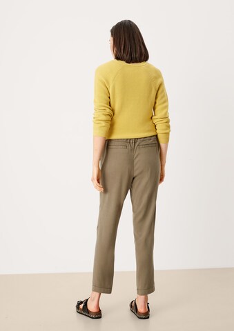 s.Oliver Tapered Broek in Groen