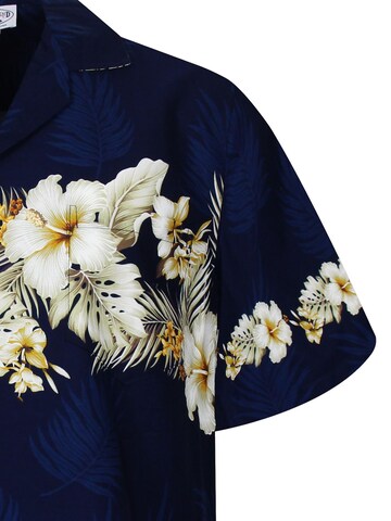 Pacific Legend Regular Fit Hemd 'Blumen'‌‌‌‌‌‌‌ in Blau