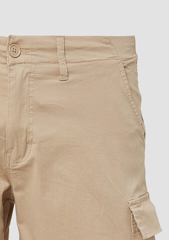 QS Regular Cargobroek in Beige