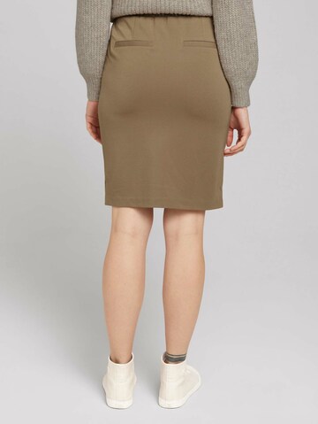TOM TAILOR Skirt in Brown