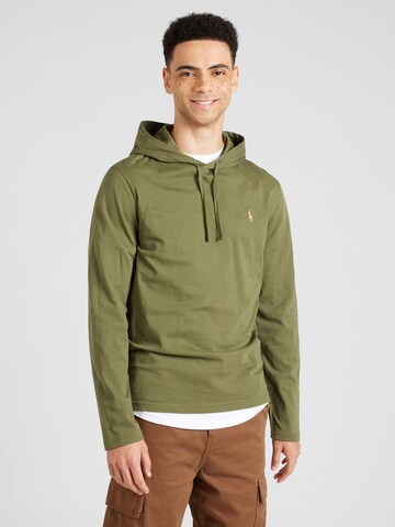 Sweat-shirt Polo Ralph Lauren en vert : devant