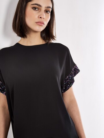 Chemisier ' ' Apricot en noir