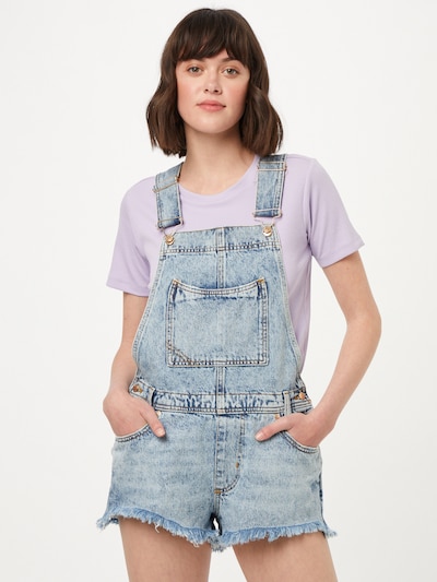 River Island Džinsa kombinezons, krāsa - debeszils, Modeļa skats