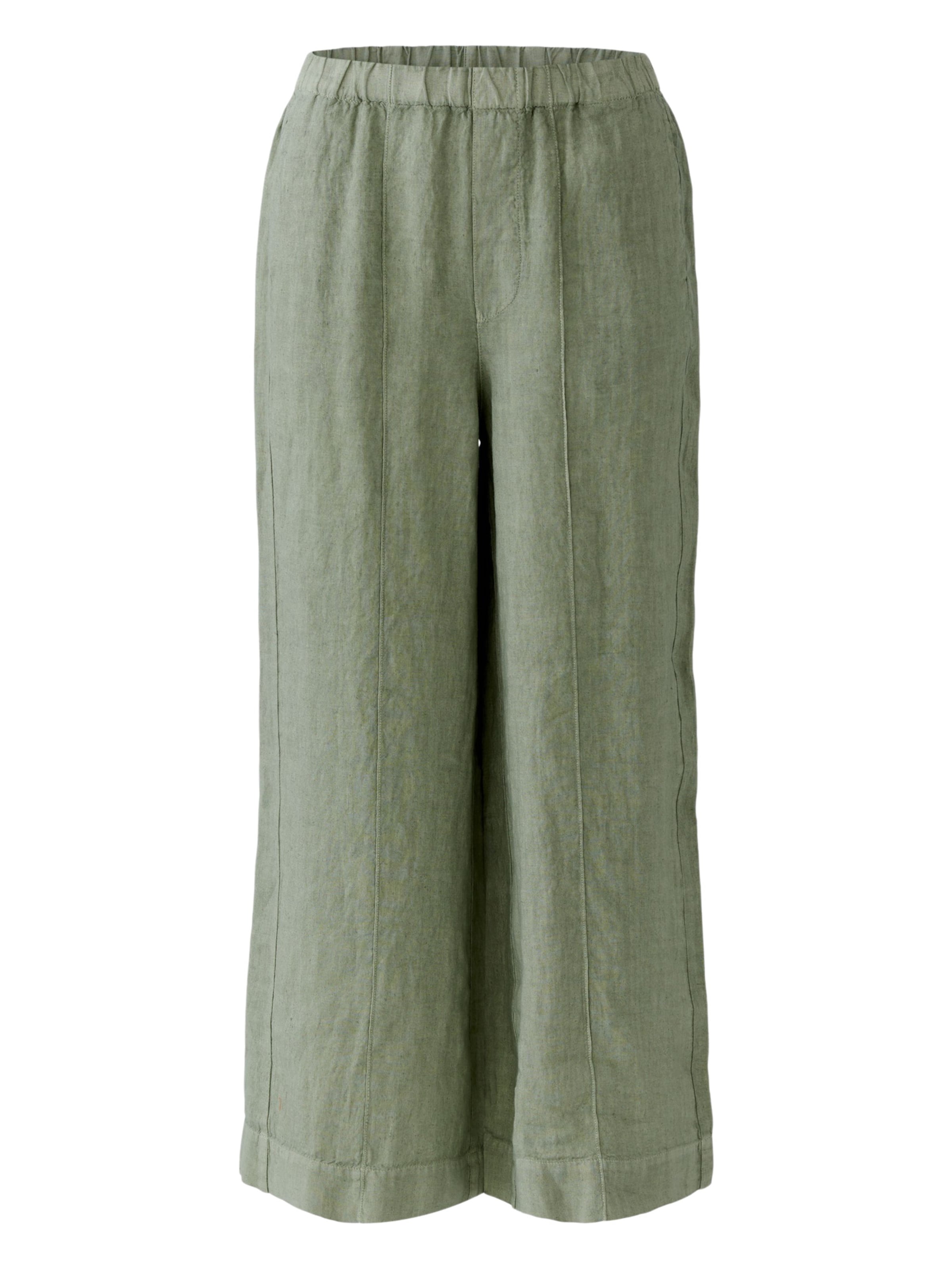 OUI Loosefit Hose in Grün: Vorderseite