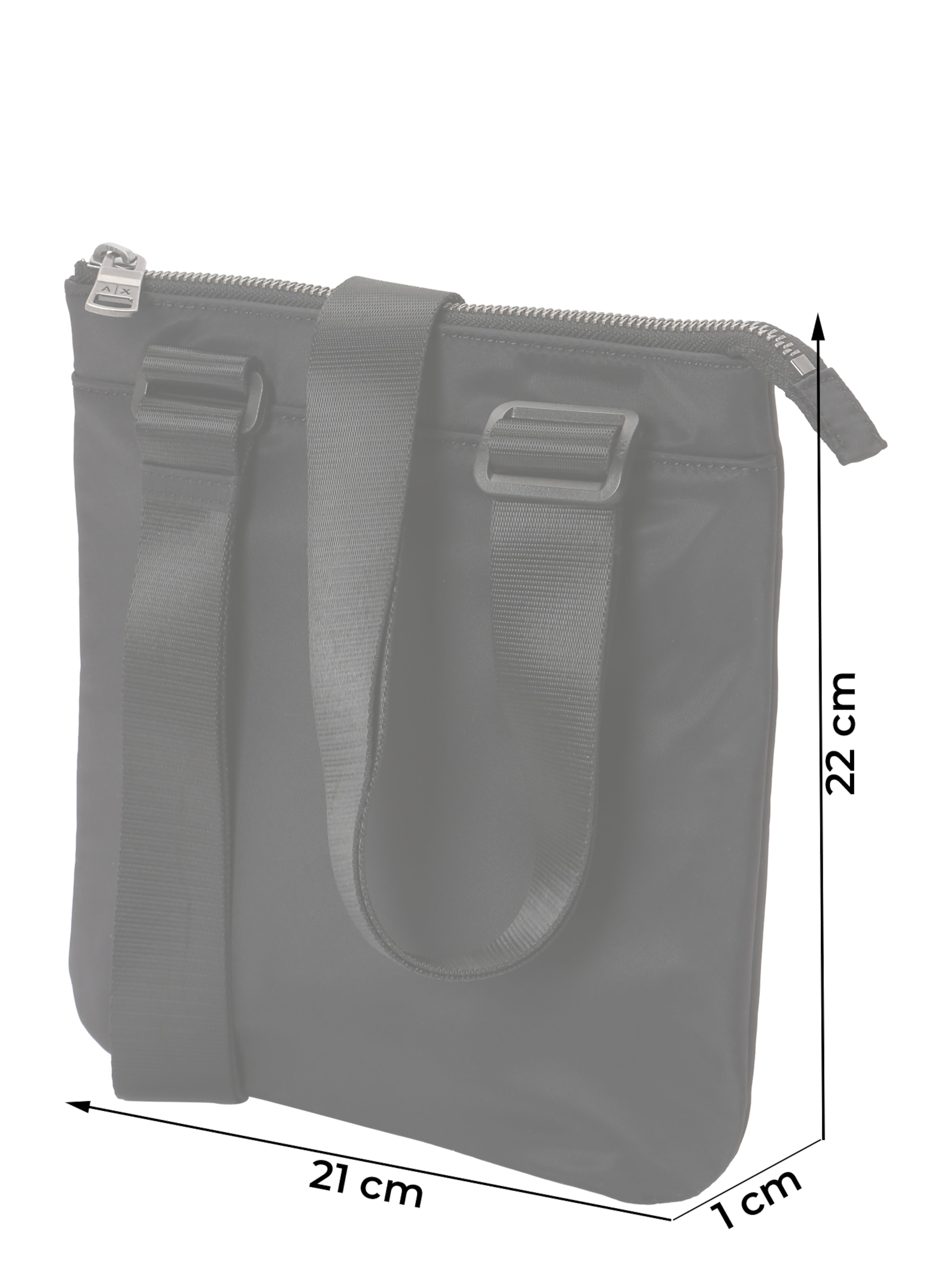 Geantă de umăr de la ARMANI EXCHANGE pe negru