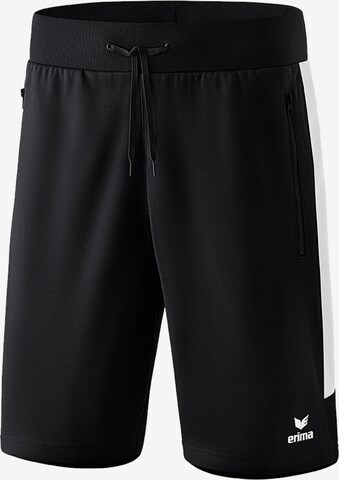 ERIMA Regular Workout Pants in Black: front