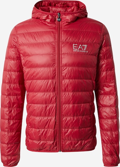 Giacca invernale EA7 Emporio Armani di colore rosso / argento, Visualizzazione prodotti