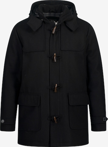 JP1880 Between-Seasons Coat in Black: front