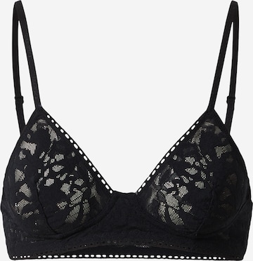 Triangle Soutien-gorge Calvin Klein Underwear en noir : devant