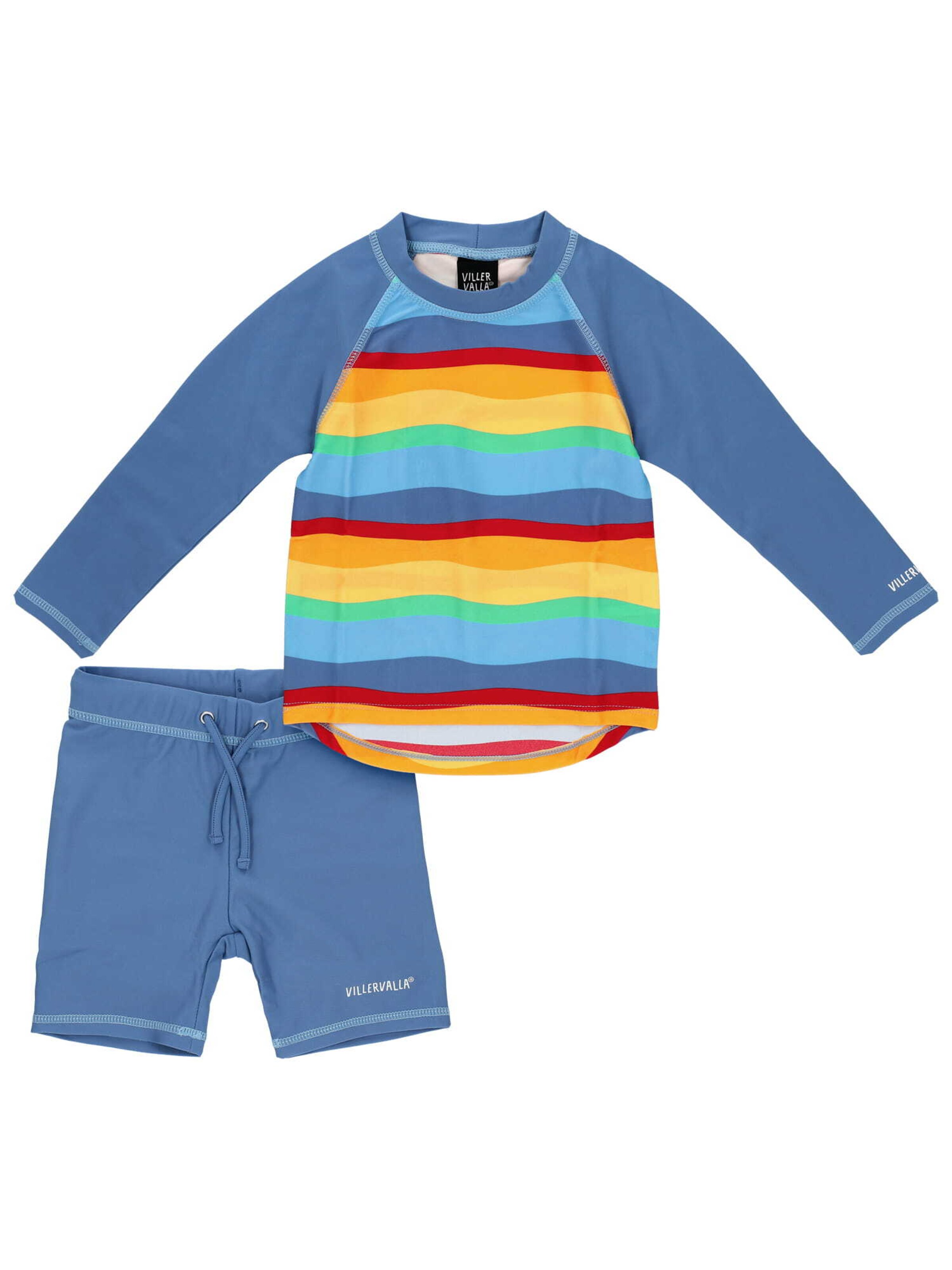 Villervalla UV Protection in Blue: front