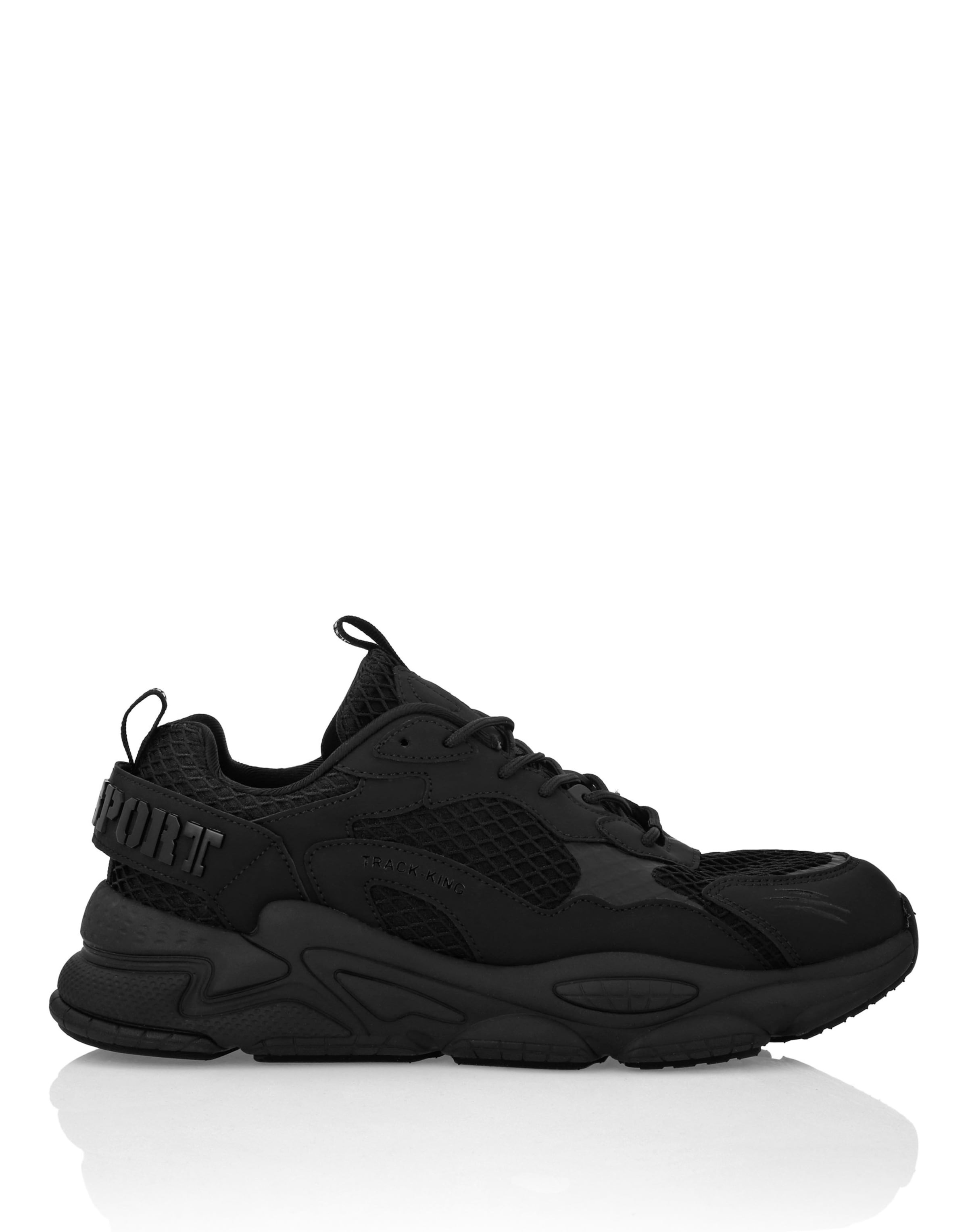 Plein Sport Sneakers laag 'Track King' in Zwart