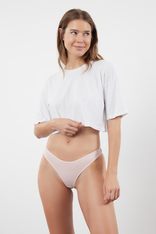 Trendyol String in Beige: voorkant