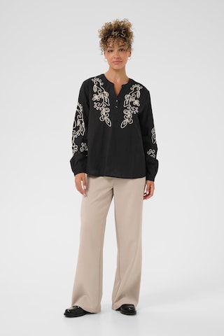 Cream Bluse 'CRVia' i sort