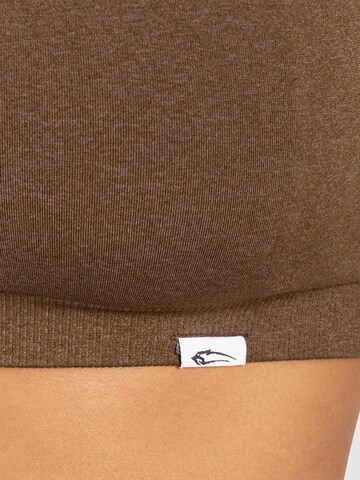 T-shirt 'Bethy' Smilodox en marron