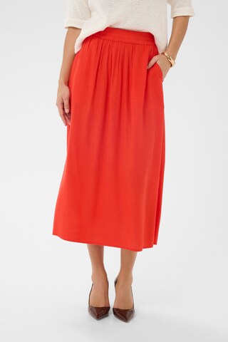 Kaffe Skirt 'KAmilia' in Red: front