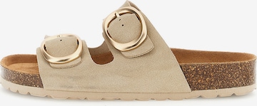 Zoccoletto di CAFè NOIR in beige: frontale