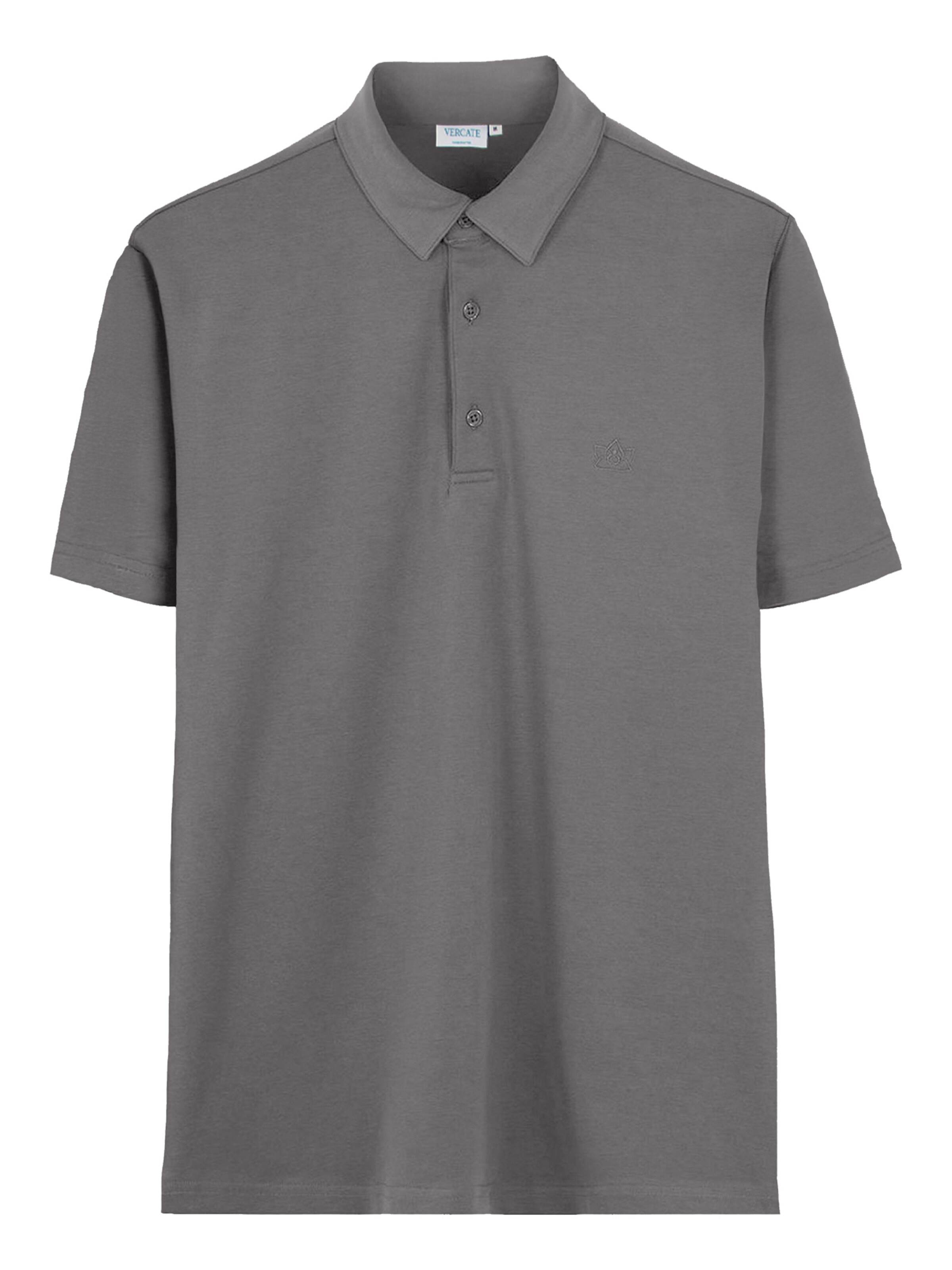 Maglietta 'No. 20' di Vercate in grigio: frontale