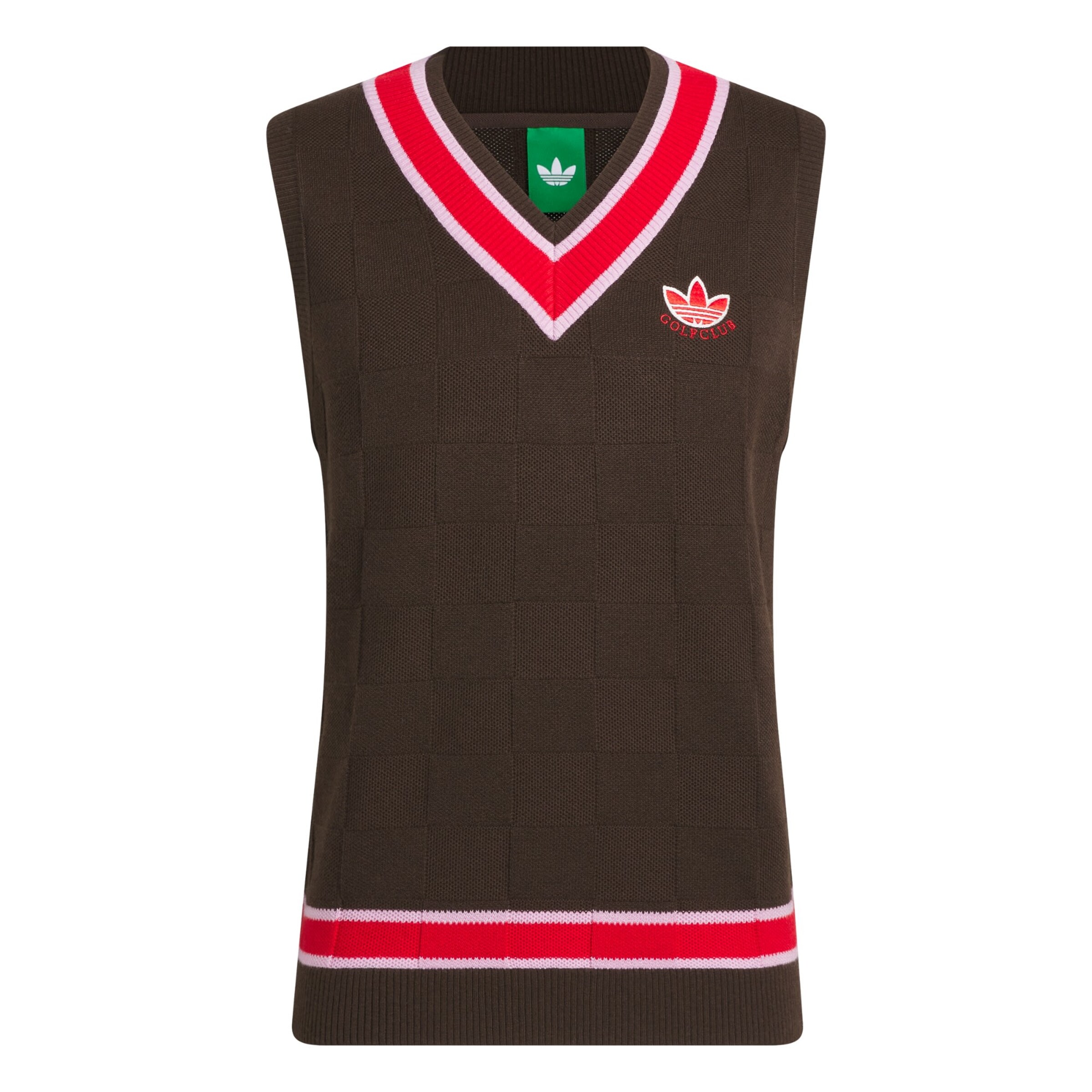 ADIDAS ORIGINALS - Camiseta sin mangas 'Originals Knit' en marrón: frente