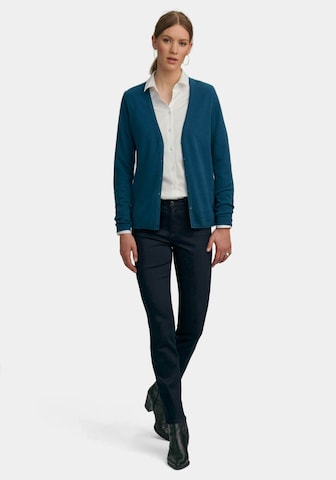 Peter Hahn Knit Cardigan 'CORA' in Blue