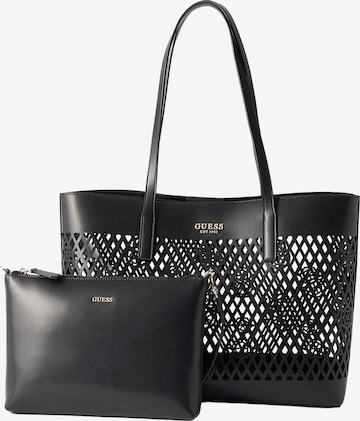 GUESS Шоппер 'Letty' в Черный: спереди